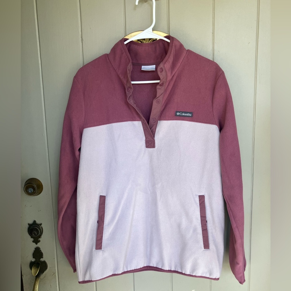 Pink Columbia Benton springs half snap fleece jacket